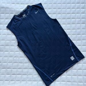 Nike Men’s Dark Blue Navy Sleeveless Athletic Tank Top